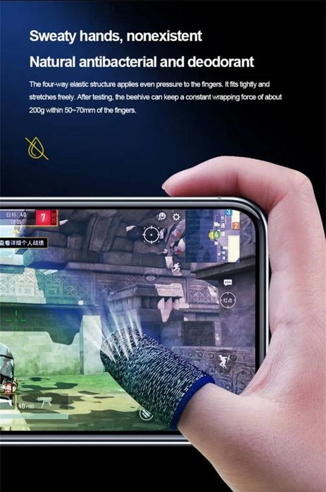 Ігрові напальчники для ігор Pubg Mobile, Mobile Legends , Genshin