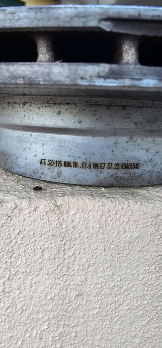 Discos Traseiros ATE Ventilados