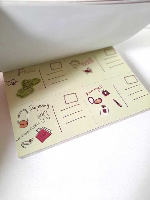 Bloco de papel Petite Parisienne scrapbooking