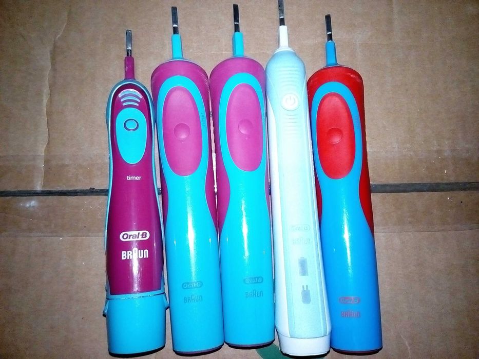 электрическая зубная щётка 5 шт. Oral-B Braun 1 лотом (без базы)