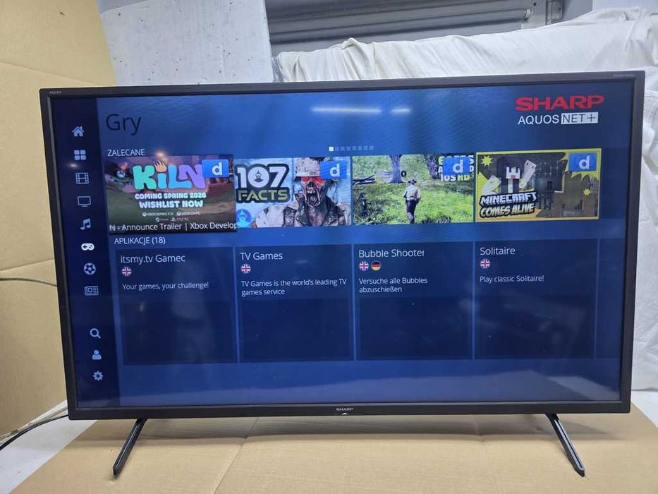 Telewizor LED SHARP 40 cali -  Smart - Wi-Fi - dvbt2-hevc