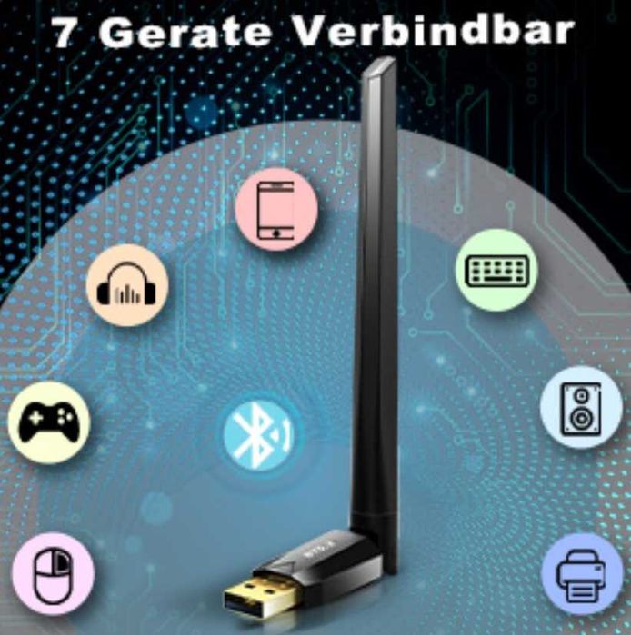 Adapter BLUETOOTH 5.3 USB Do 150m