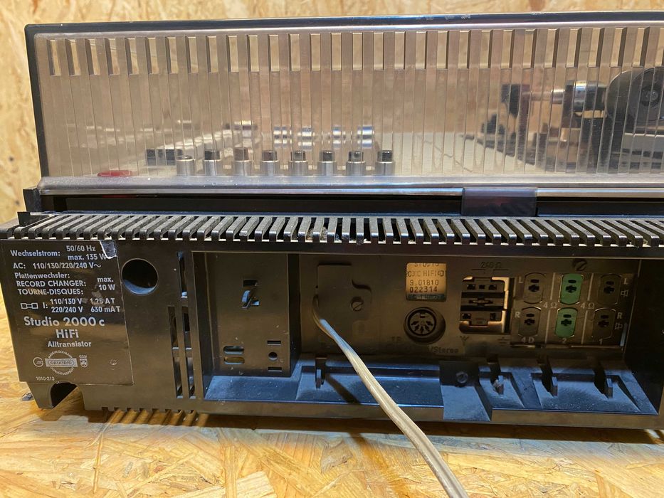 Adapter gramofon Grundig Studio 2000 (film pokazowy)