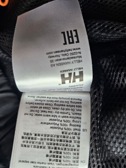 Czarne spodnie trekkingowe Helly Hansen rozm L/XL