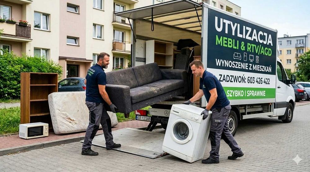 Utylizacja Gabarytów: Meble, RTV, AGD - Cały Kraków i Okolice