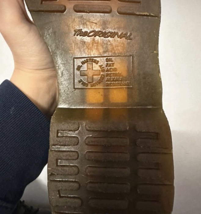 Dr. Martens skórzane glany