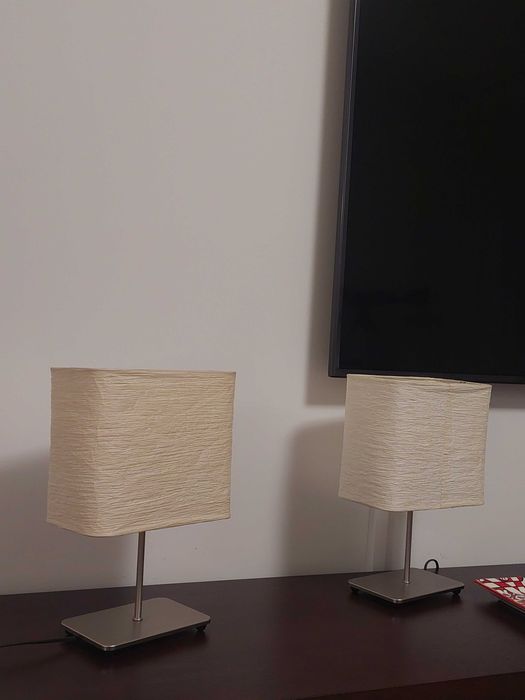 Dois Candeeiros de mesa Ikea