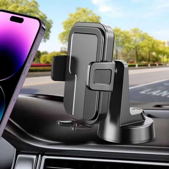 Uchwyt samochodowy na telefon – solidny | DRIVE FOR LIFE | do kratki / szyby