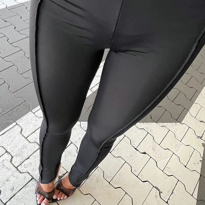 Legginsy damskie La Manuel Baller XS S M czarne beżowe