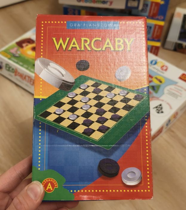 Warcaby gra planszowa dla dzieci Alexander lat 5+