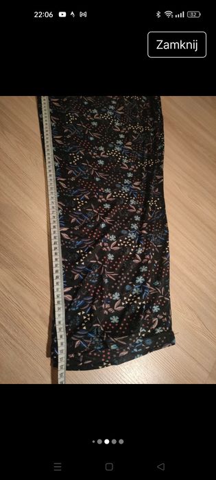 Duże, dzianinowe spodnie 8XL