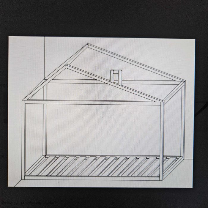 Łóżko domek 120x200