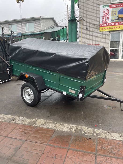 Причеп світло-зелений 200*130 Гарантія від заводу. Прицеп Причіп
