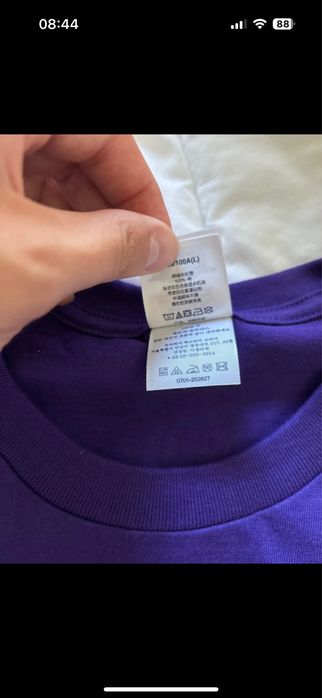 Stick tee supreme roxa tamanho L