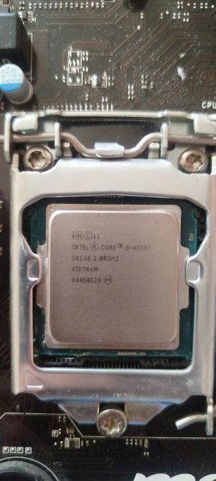 Płyta główna MSI B85M-E45, procesor i5-4590T, 16gb RAM + 2gb RAM + maskownica