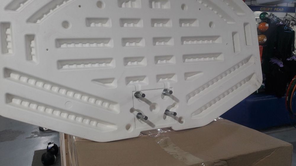 СКИДКА 15% Баскетбольный щит пластик 90×60см с кольцом усиленный 45см.