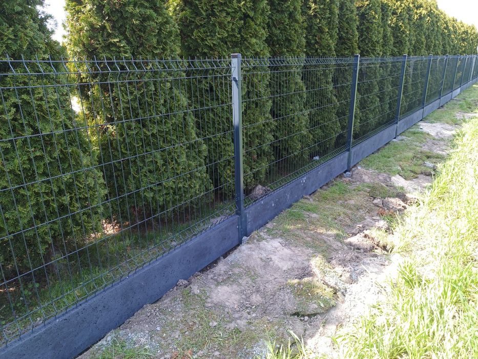 Podmurówka grafit, podmurówka betonowa barwiona