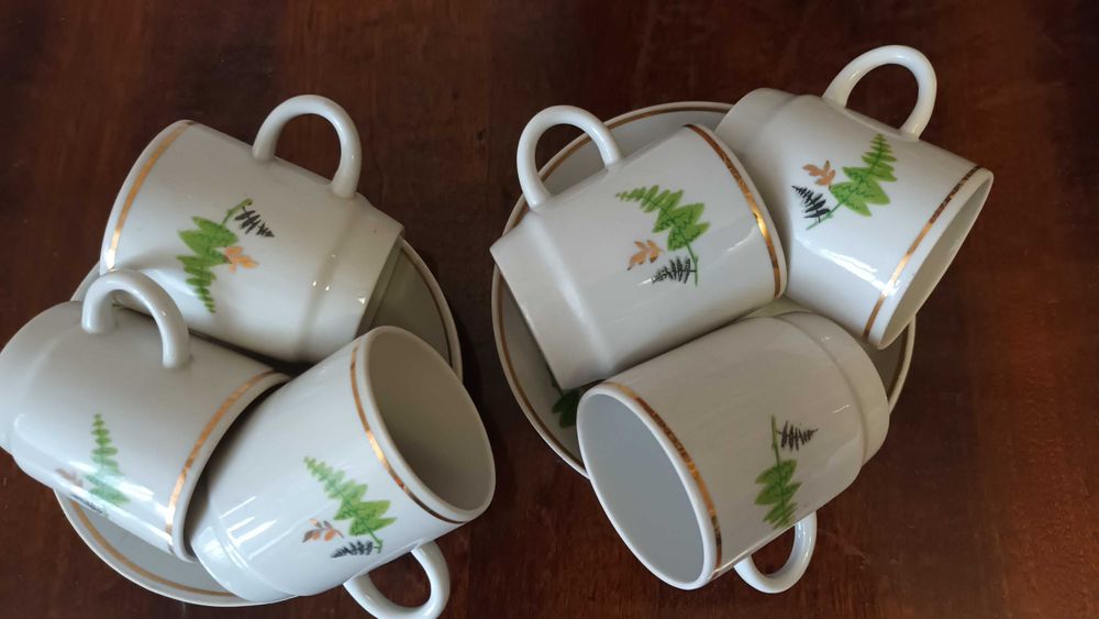 сервиз кофейный барановский фарфоровый завод кофейные чашки набор