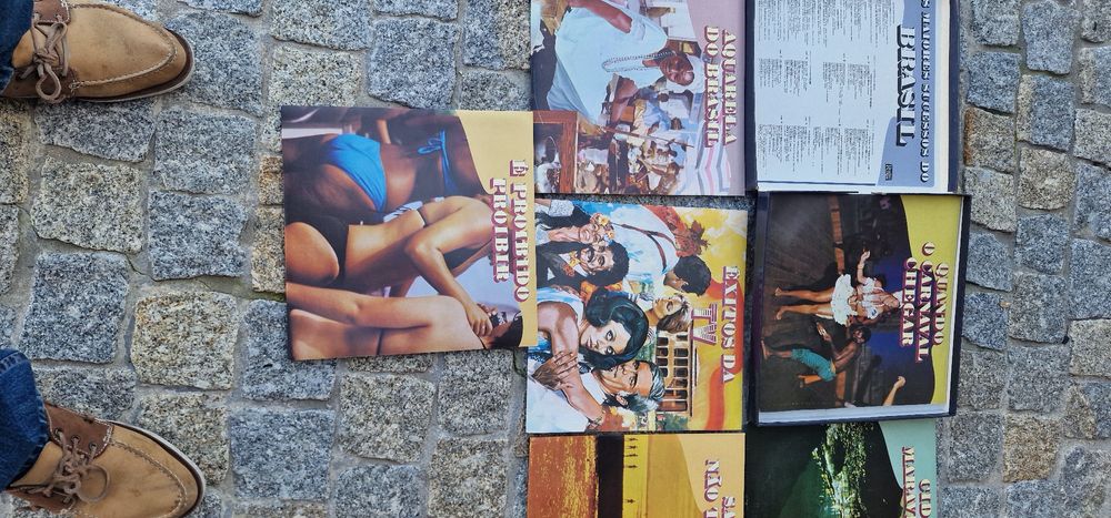 Lps vinil novos caixa melhores exitos brasil .