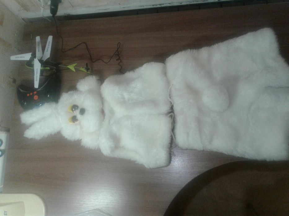 Костюм 2-4 г зайчика зайчик заяц для утренника карнавальный новогодний