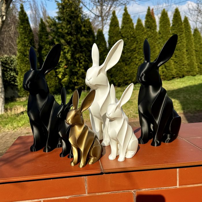 Zajączek wielkanocny, pisanka wielkanocna - druk 3d, ozdoby świąteczne