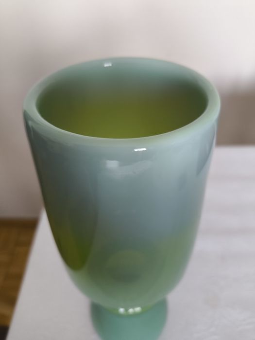 Horbowy Wazon Kolorowe Szkło PRL