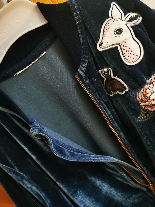 Bluza zamszowa dla dziewczynki