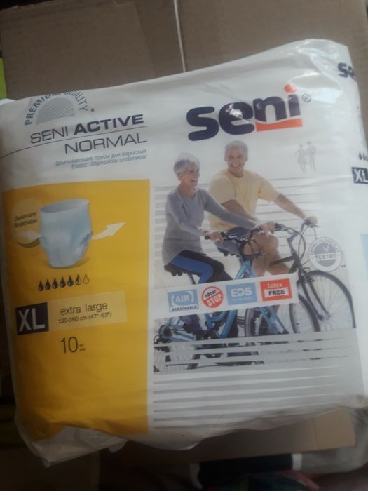памперсы подгузники Seni active впитывающие трусы XL для взрослых