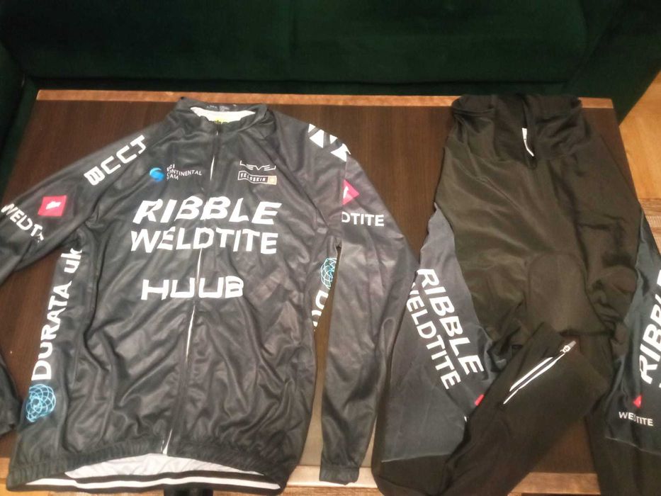 Oddychajacy strój rowerowy komplet kolarski ubrania na rower roz.XL