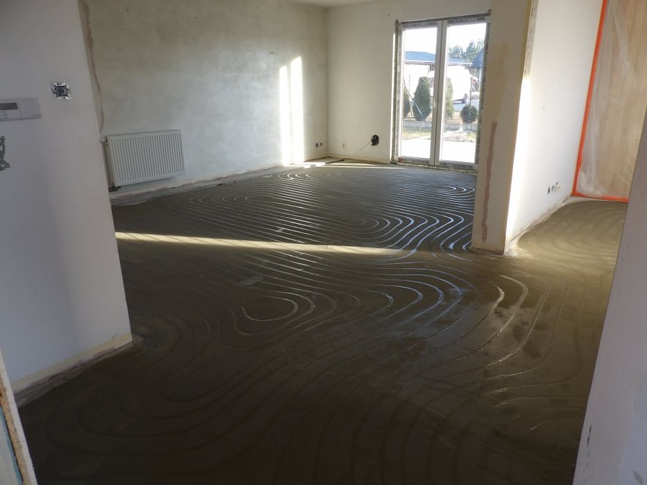 Frezowanie pod ogrzewanie podłogowe