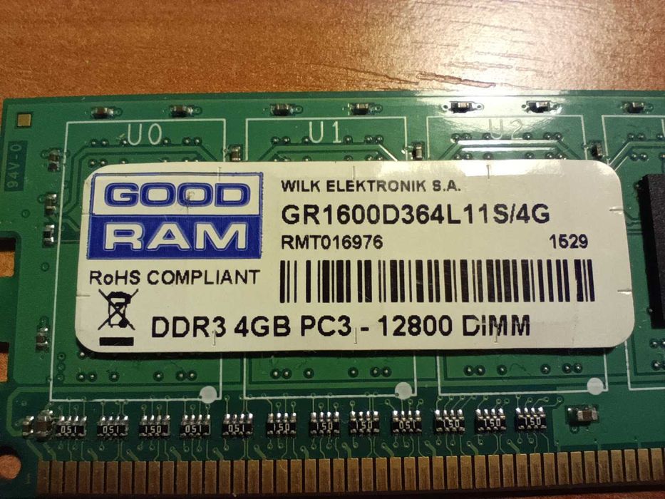 Pamięć RAM Goodram 4GB DDR3