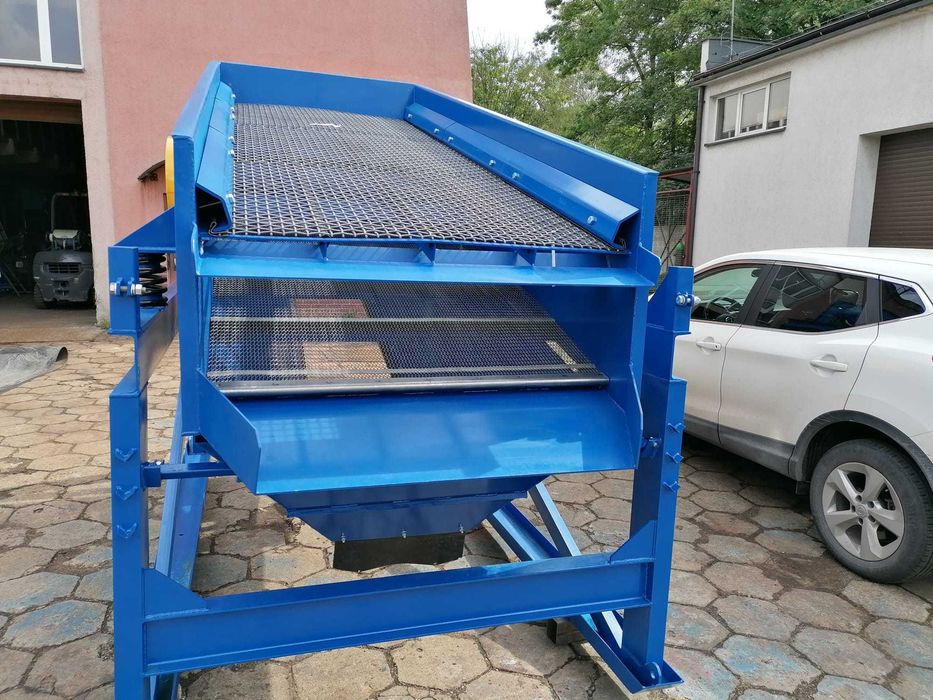 Przesiewacz wibracyjny PWK 1230-2 do żwiru, węgla, ziemi, recyklingu.