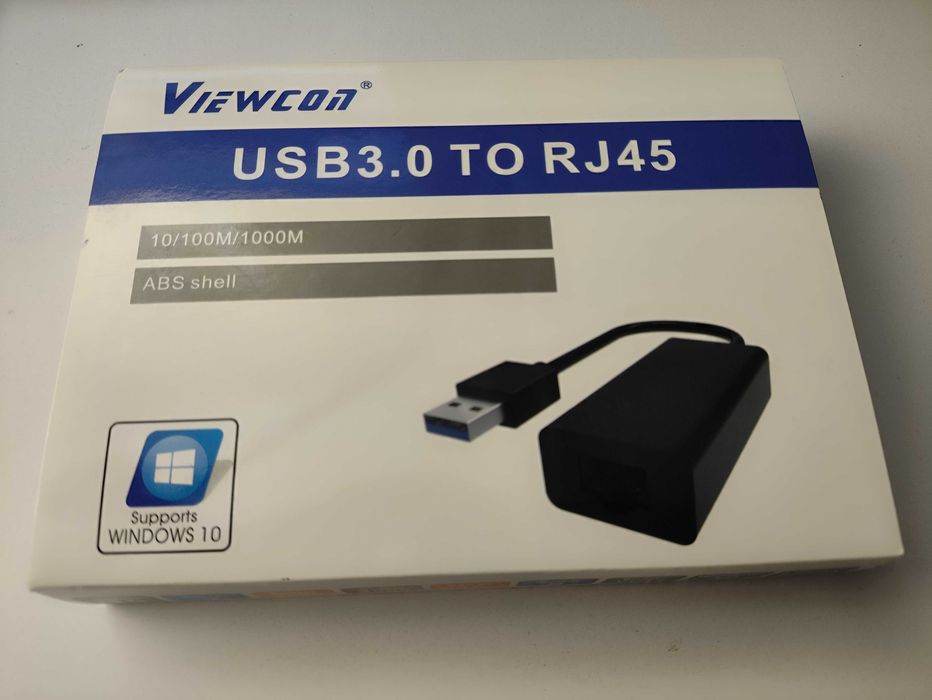 Адаптер-перехідник Viewcon VE874 з USB Type-A на Gigabit Ethernet