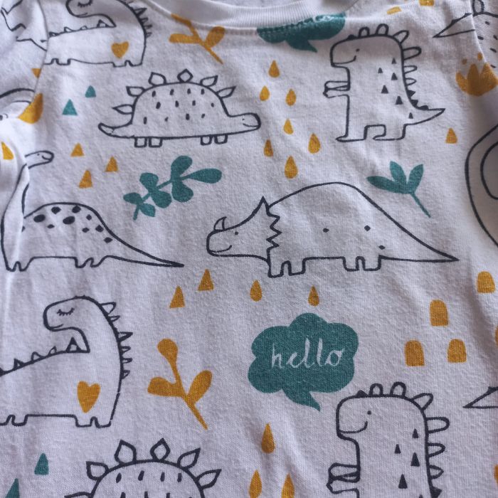 Body niemowlęce rozm 74 dinozaury