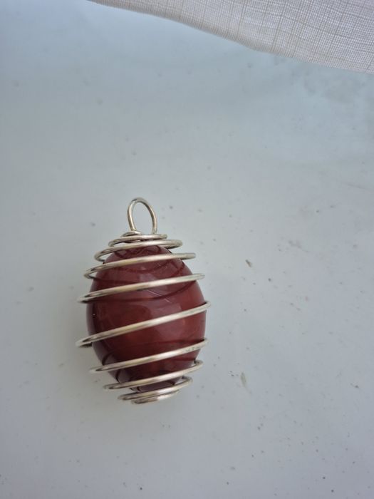 Натуральный камень- сердолик, кулон