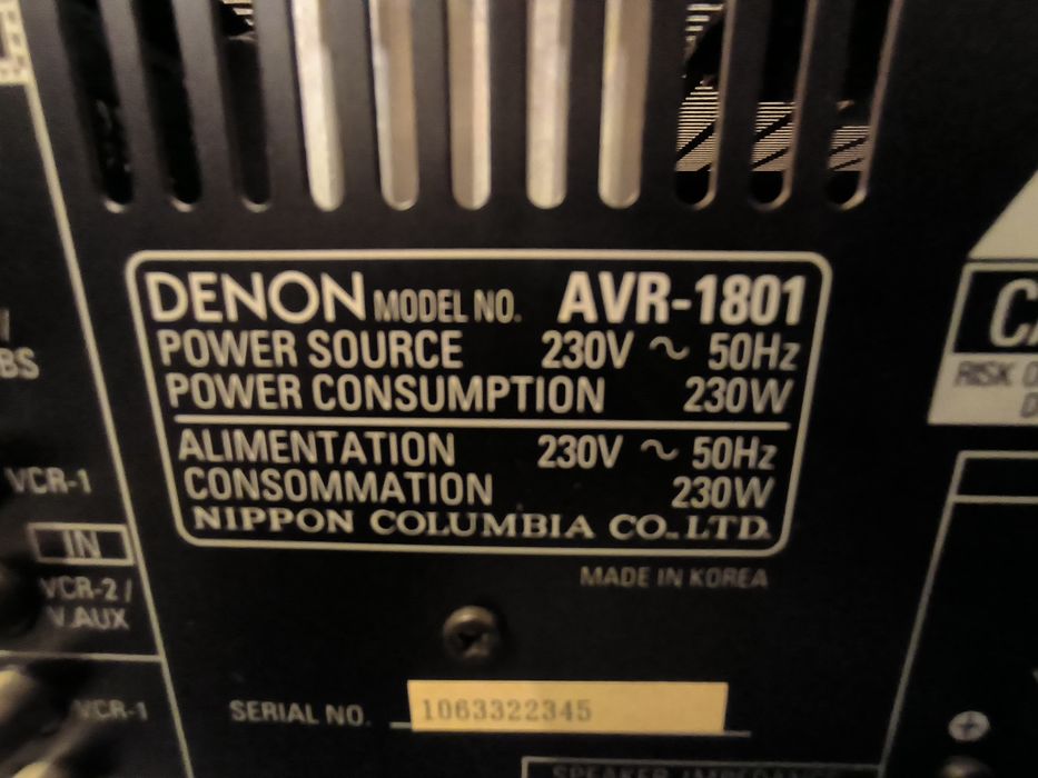 Wzmacniacz Denon AVR 1801