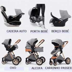 Carro de bebe Conjunto 3 em 1