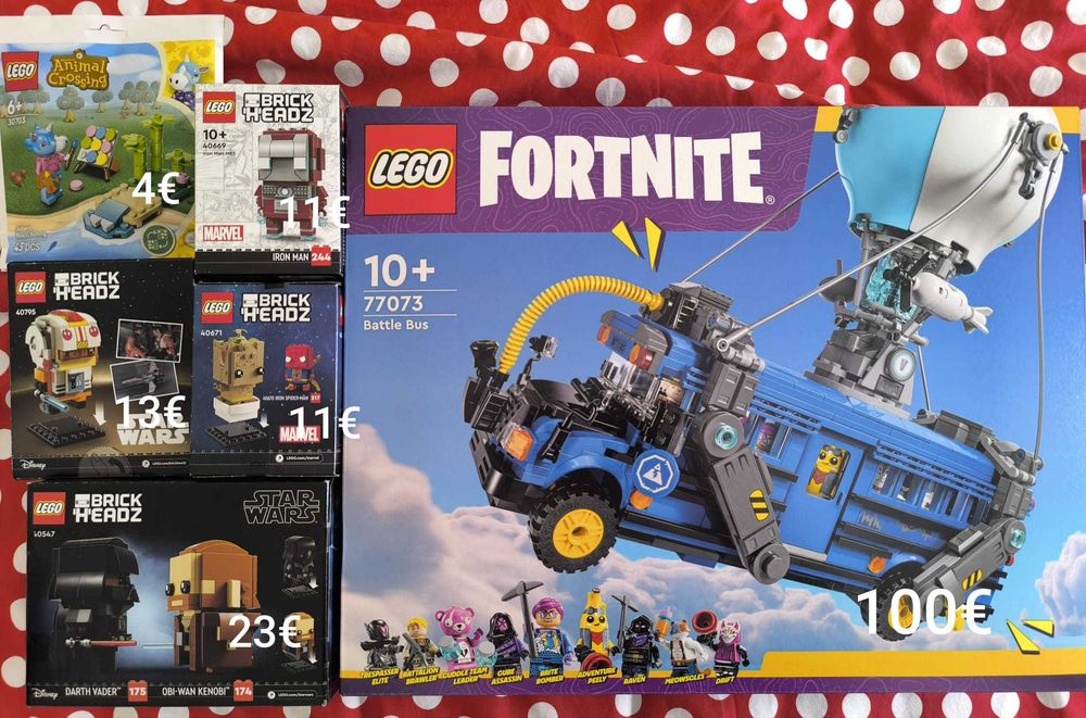 (até -50% PVPR)Lego figuras e conjuntos novos Star Wars etc(10% off)