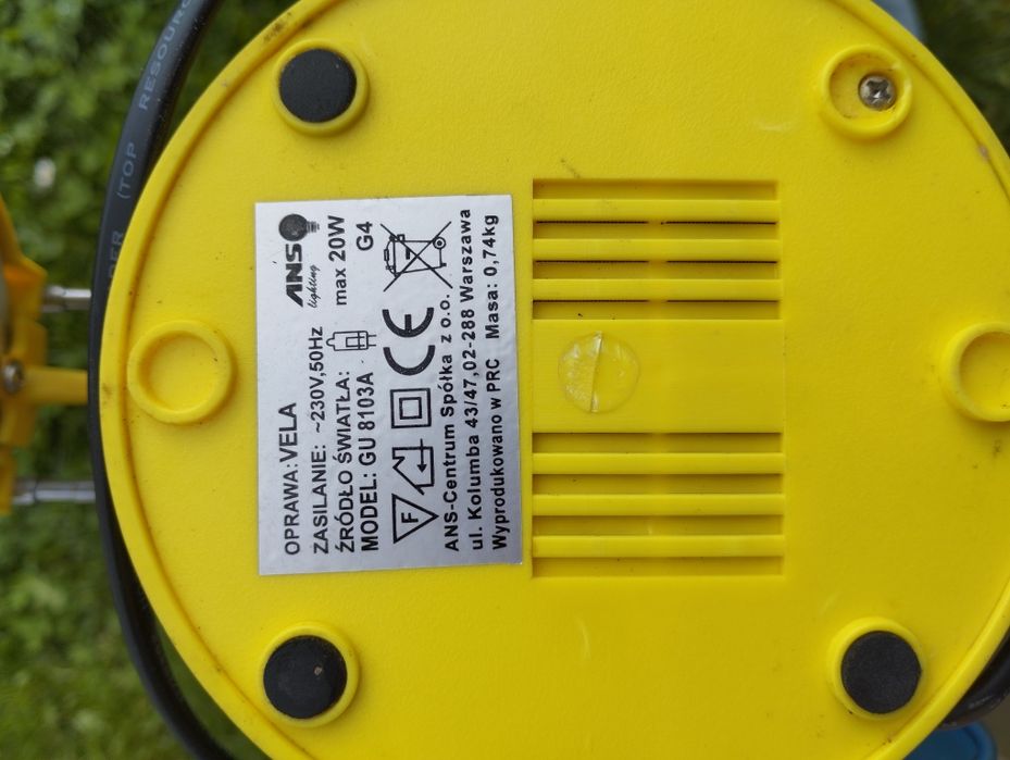Lampa na biurko składana