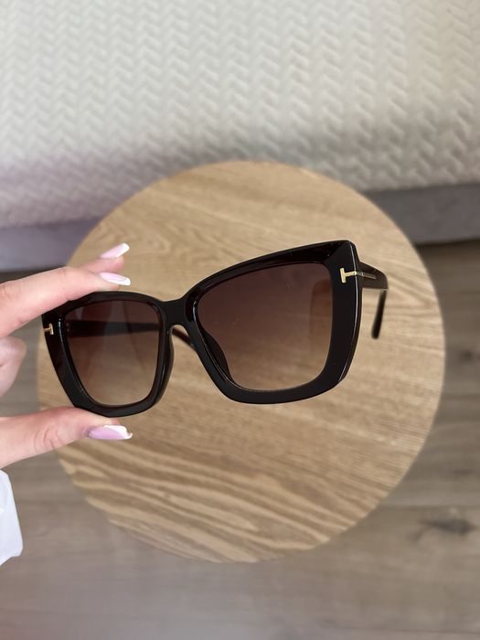 Hit nowe okulary przeciwsłoneczne damskie kocie oczy ford tom ford