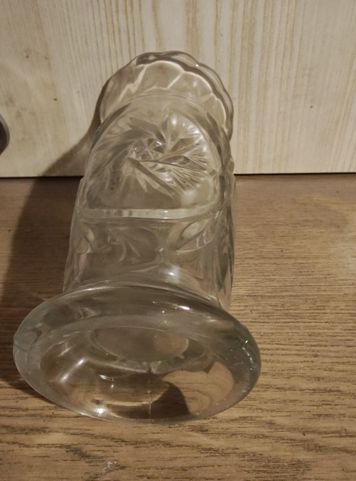 Wazon szklany krysztal