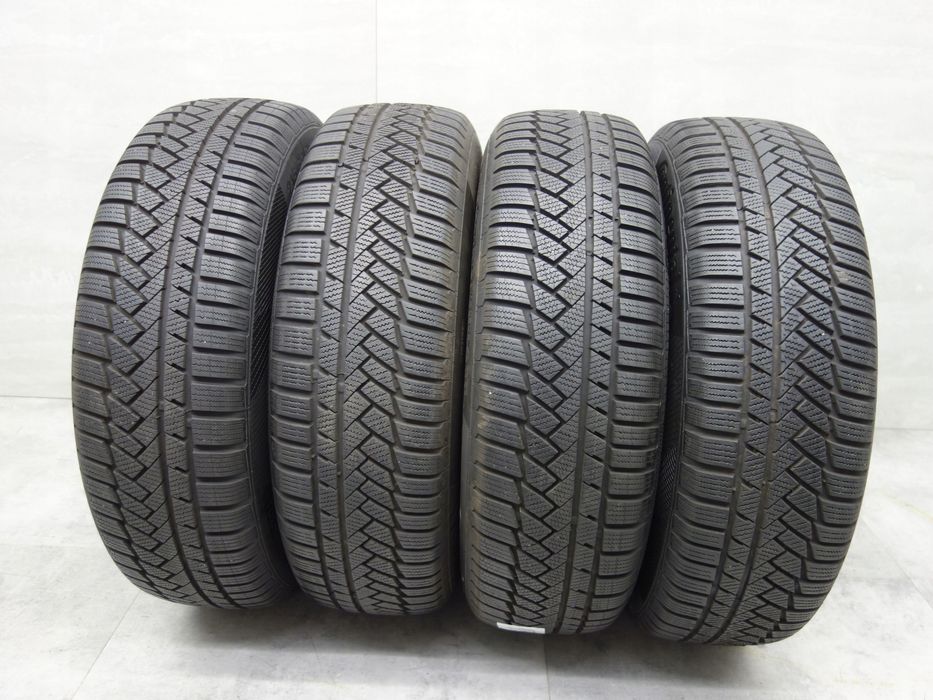 215/60R18 Koła zimowe Mercedes OE GLB GLA Continental jak nowe Tpms runflat