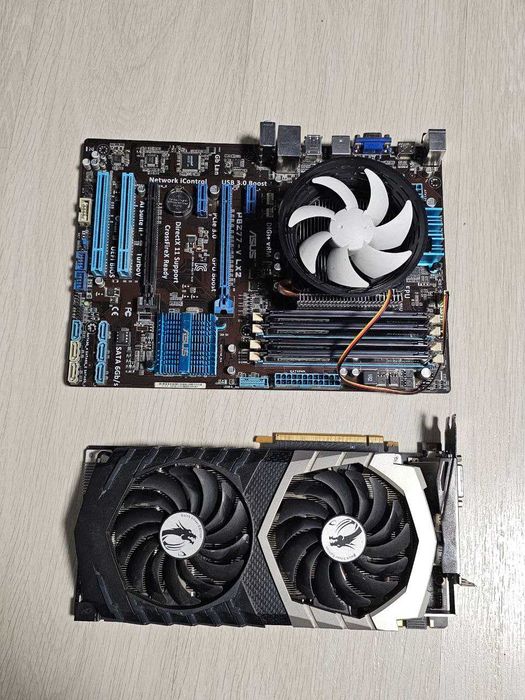 Продам комплект I7-3700k/16gb/gtx1070 8gb