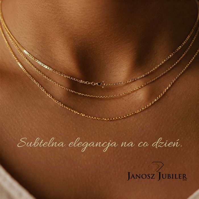 Złote ŁAŃCUSZKI- próby 0,585