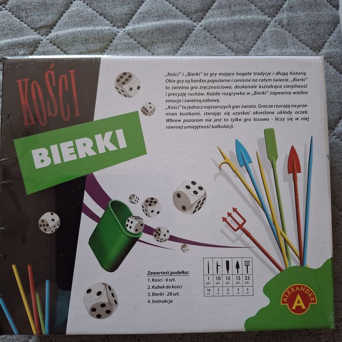 Gra Bierki i kości 2 w 1