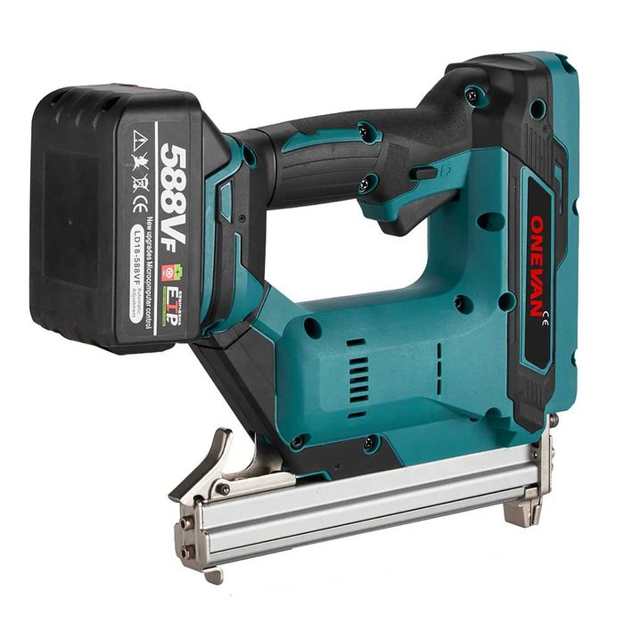 D28-Pistola ONEVAN de pregos e grampos a abateria 2 Engrenagens