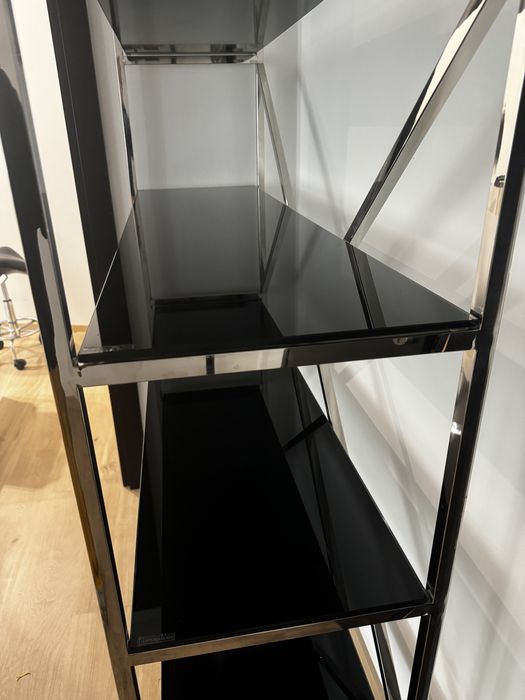 Duzy regał glamour chrom Transport