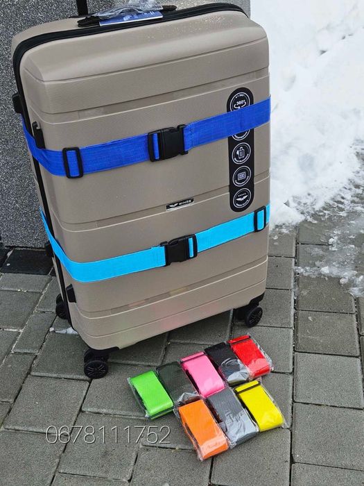 Стягуючі ремені для валіз чемоданы сумок на колесах