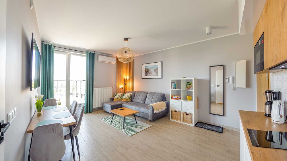 Apartament 4-osobowy Władysławowo TARAS/WIDOK