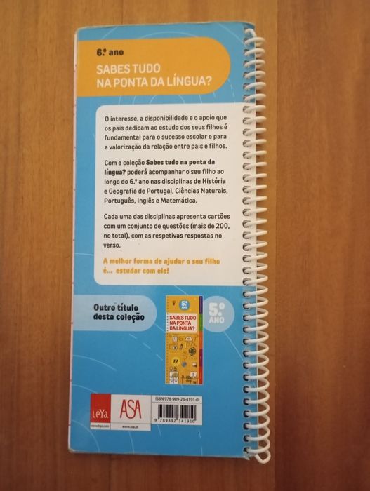Livro- sabes tudo na ponta da língua?